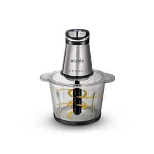 خردکن وگاس مدل VCH1225 با موتور ۹۰۰ وات، کاسه شیشه ای ۳ لیتری و ۹ تیغه تیتانیومی